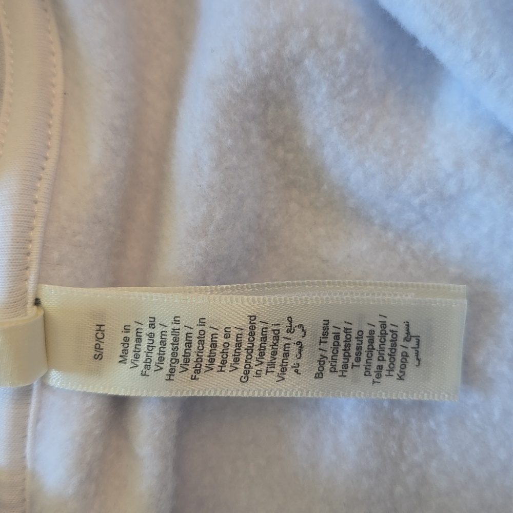 SKIMS Zip Up Hoodie Light Heather Grey NWT Size S - Picture 7 of 7
